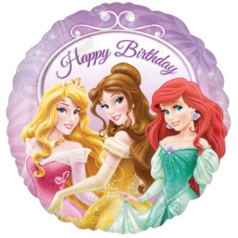 Disney Prensesleri Birthday, Folyo Balon