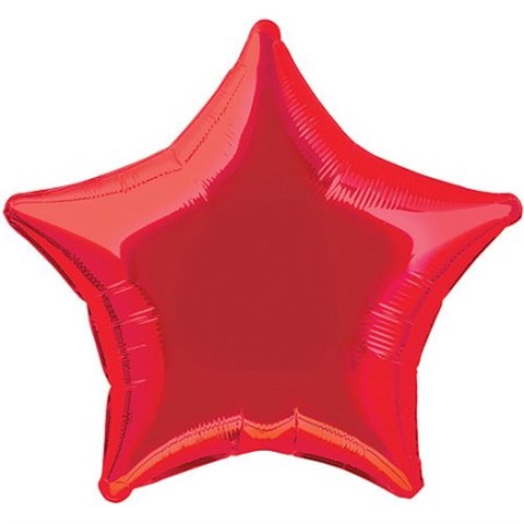 Kırmızı, Yıldız Folyo Balon