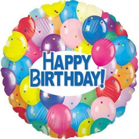 Balonlar Happy Birthday, Folyo Balon