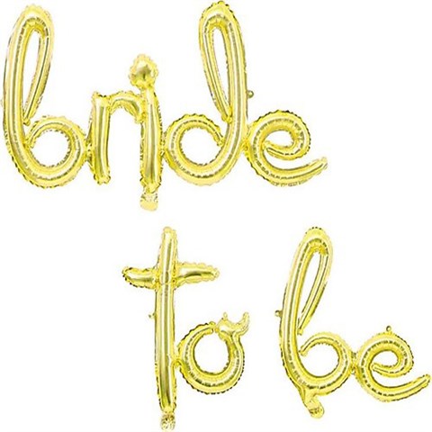 Bride To Be, Folyo Balon Gold