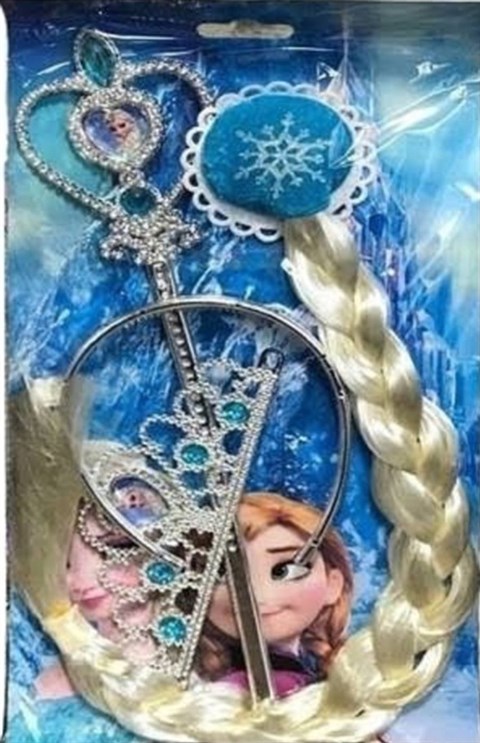 Frozen, Prenses Anna Taç Asa Tokalı Saç Set