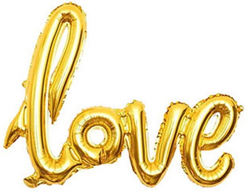 Love, Folyo Balon Altın