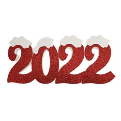2022 Yazısı Simli Strafor
