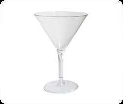 Plastik Martini Bardağı 6´lı