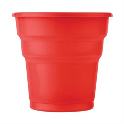 Plastik Meşrubat Bardağı Lüks Kırmızı  25´li