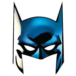Batman Karton Maske