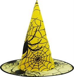 Cadı Şapkası Sarı, Örümcek Desenli