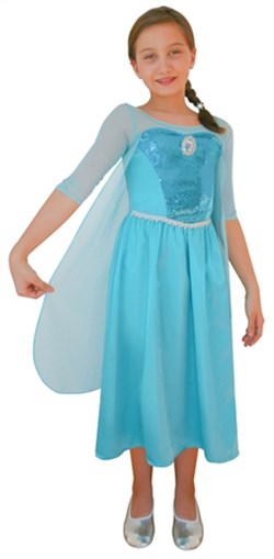 Frozen Buzlar Prensesi Elsa Kostümü 4-6 Yaş