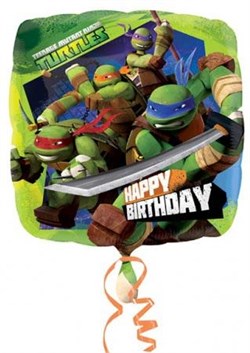 Ninja Turtles Happy Birthday, Folyo Balon