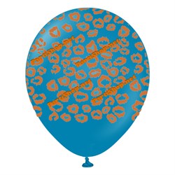 Safari Leopar Baskılı  Balon Derin Okyanus 5li Paket