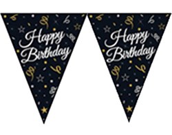 Sparkling Confetti Happy Birthday Bayrak Dizisi